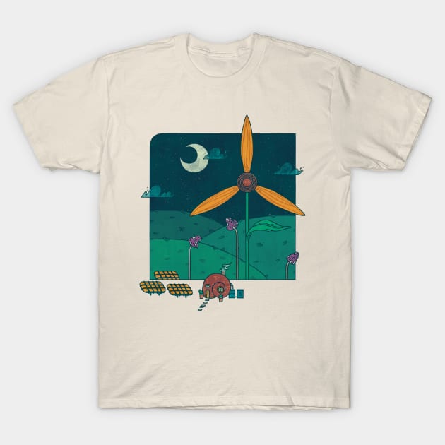 Green Living T-Shirt by againstbound